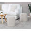 Repose-pieds rond avec rangement 15,5 po Alvena-745952634