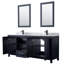 Ensemble de meuble-lavabo double 80 "avec miroir Daria-97901669-97901673-97901676