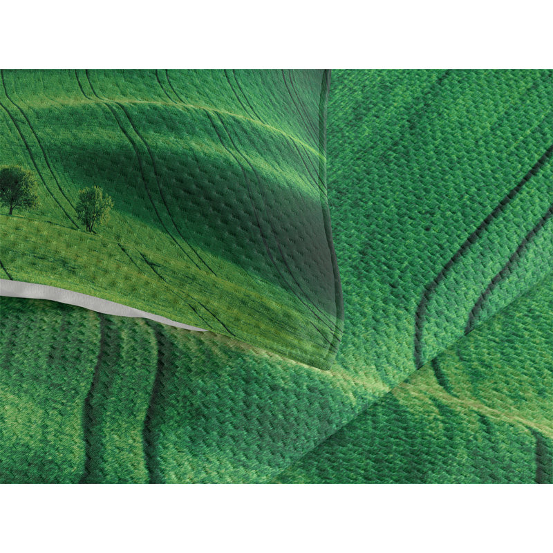 Europe Polyester Coverlet, King Bedspread + 2 Shams