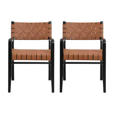 Nahian High-Quality PU Leather Dining Chairs