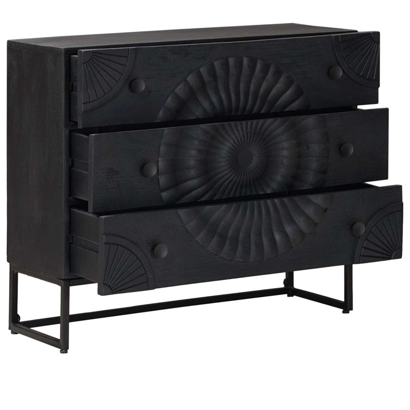 3 - Drawer Rectangle Accent Chest