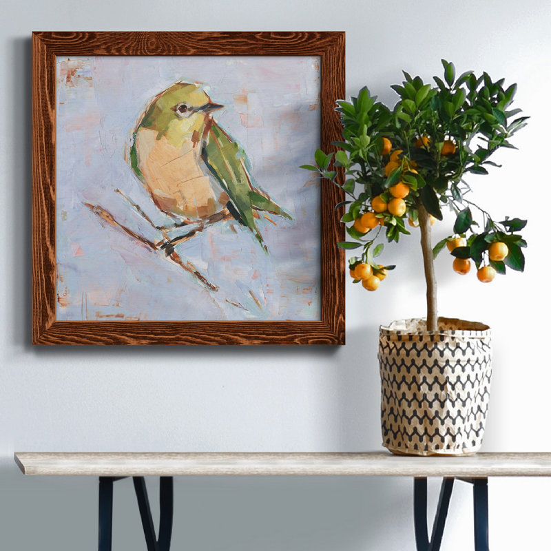 Oiseau Variété II - Toile encadrée de qualité supérieure - prête à être accrochée, H 31,5 po x l 31,5 po x P 1 po