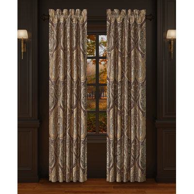 Bordeaux Curtain Panel Pair