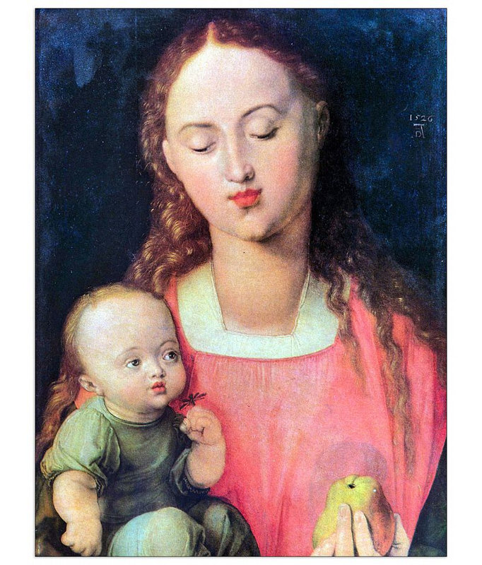'The Virgin and Child' Painting Print