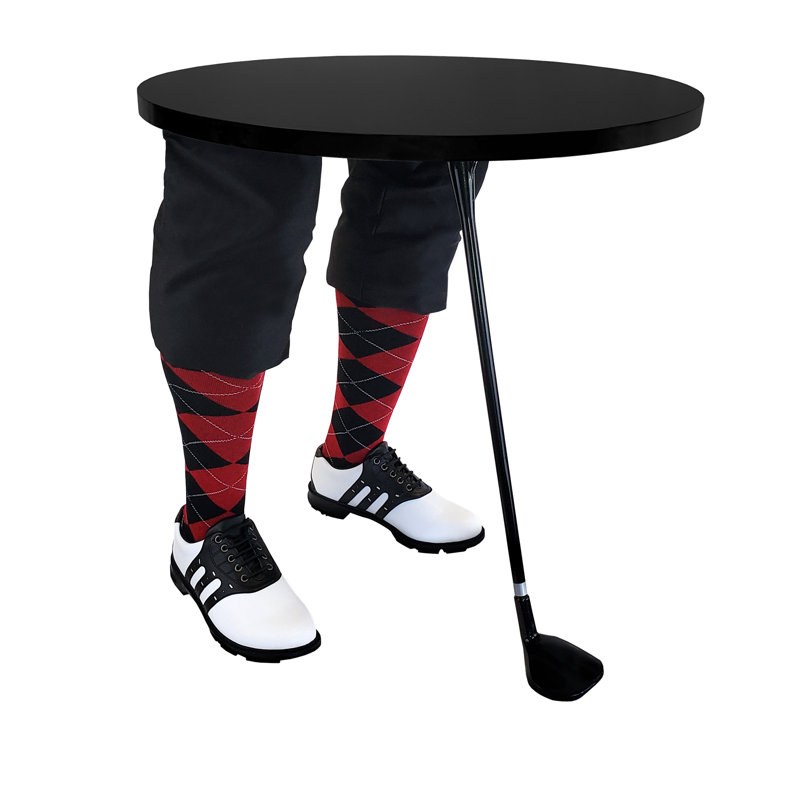 Table de bout abstraite, Noir