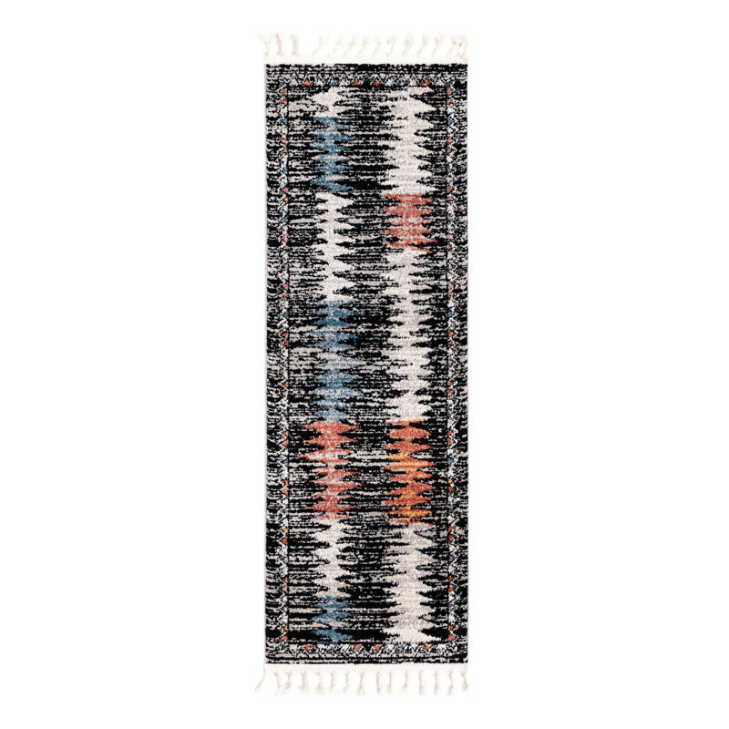 Tapis Bungalow Rose Landon Joriann, Tapis de couloir 2 pi x 6 pi