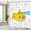 Rideau de douche simple Dotson-21844197