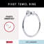 Lahara Wall Mount Round Closed Towel Ring Bath Hardware Accessory-2559878