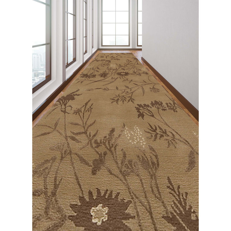 Floral Area Rug, Runner 3' x 10'