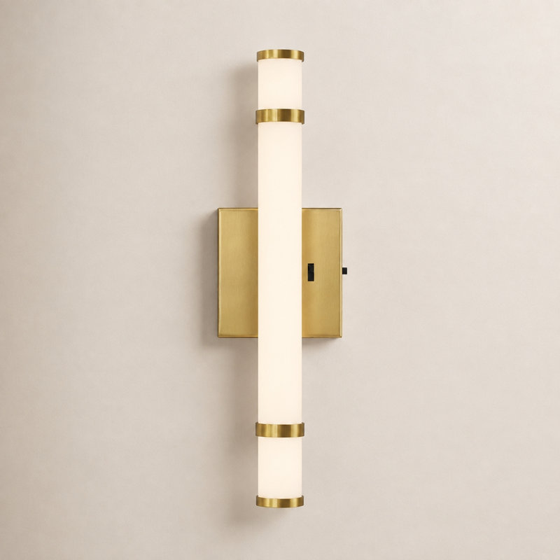 16" Modern Dimmable Bathroom Vanity Light with 5CCT, Brushed Gold
