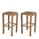 Tabouret de bar en osier tissé à la main sans cadre Brighi