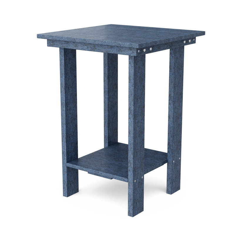 Table de balcon contemporaine, Bleu patriote