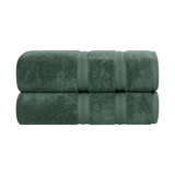 Smart Dry Zero Twist Cotton Medium Weight Bath Sheets (Set of 2) by Superior