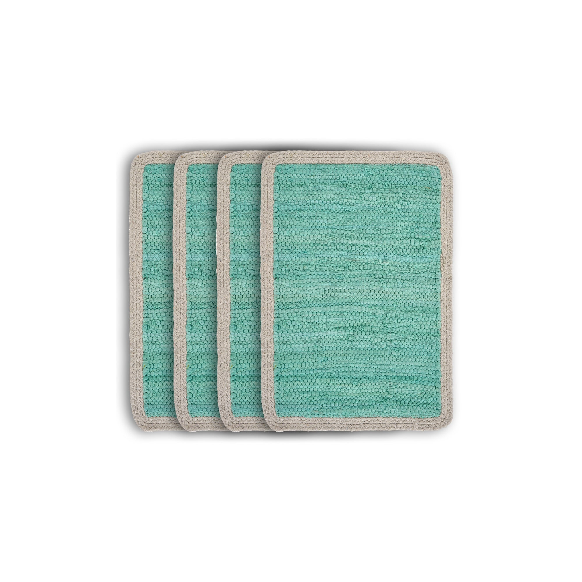 Nancy Bordered 19" Placemat, Green