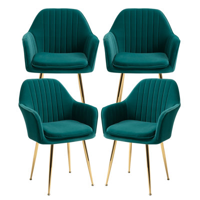 Deamon Upholstered Arm Chair (Set of 4)