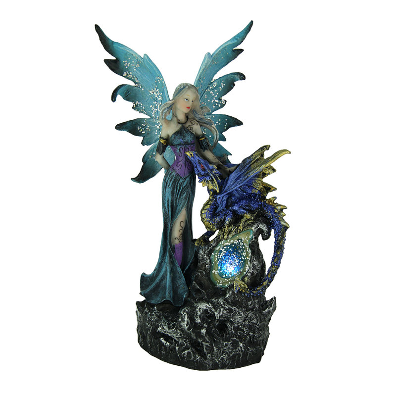 Statue fée et dragon Kenlee