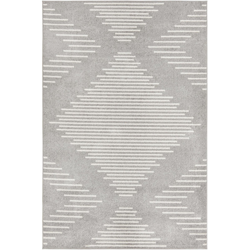 Geometric Indoor Rug, Rectangle 6' x 9'