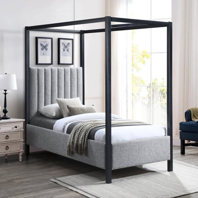 Kelly Upholstered Canopy Bed