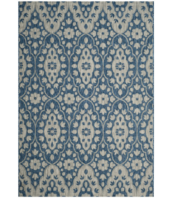 Tapis gris / bleu marine Regal, Rectangle 8 pi x 11 pi 2 po
