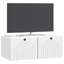 Unfinished TV Stand for TVs up to 43" with Fireplace Included-1943664670