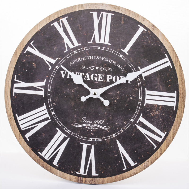 Deo Wood Wall Clock
