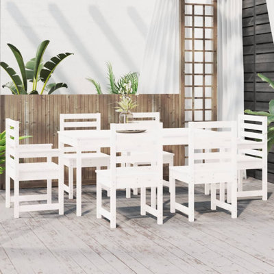Ezhno 6 - Person Wood Patio Dining Set with Rectangular Table