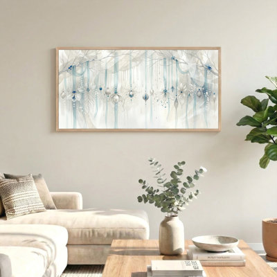 Ensemble élégant d'une toile murale florale