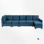 Canapé modulaire rembourré 4 pièces Ozie-758866925