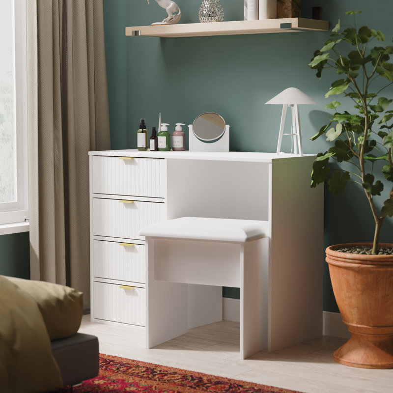 Bentancourt Dressing Table, White