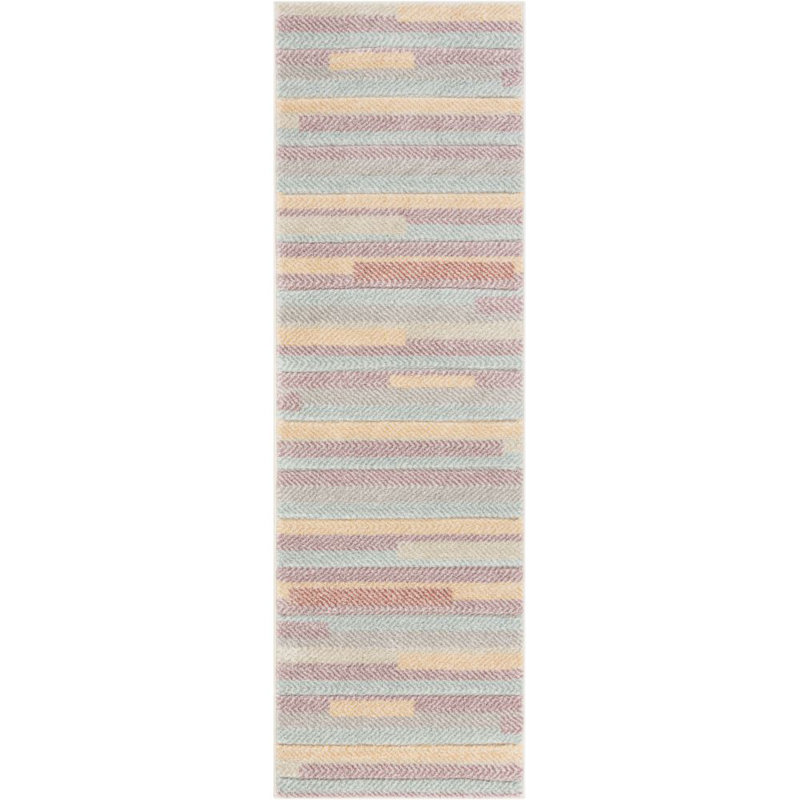 Whoa! Chevron Synthetic Area Rug, Runner 67 x 220cm