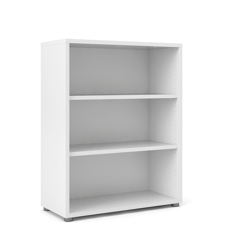 Shepshed 113.4cm H x 89.2cm W Standard Bookcase, White