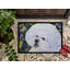 Tapis de porte d’intérieur anti-dérapant bichon bichon frisé-14951258