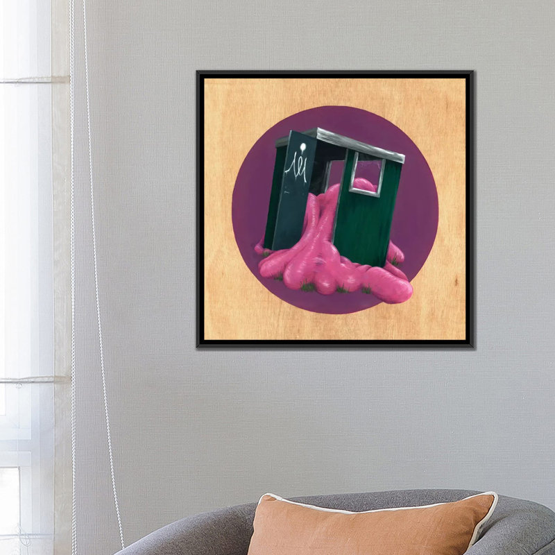 «Shed IV», reproduction d'impression sur toile, H 18 po x l 18 po x P 1,5 po, Toile avec cadre noir, Pas de tapis
