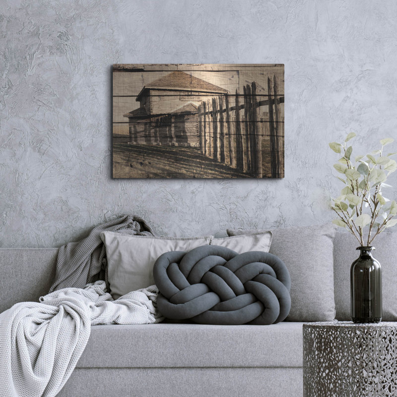 «Lost Farmstead On The Prairie 055» par Gordon Semmens, H 24 po x l 36 po