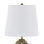 Lampe de table buste en résine dorée 20 "avec abat-jour en lin-1504089444-1504089451