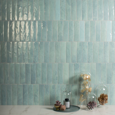 Miniature Soda 2.5" x 9.5" Zellige Porcelain Italian Tiles