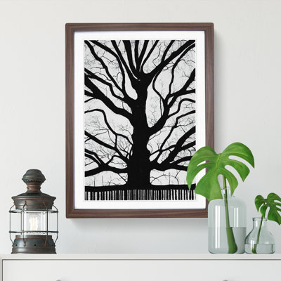 Silhouette of a Tree No.5 - Framed Print