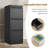 40''H Metal Vertical File Storage Cabinet For Office And Home With Lock And 3 Drawersa-927781088