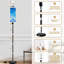 Lampadaire de 175 cm (69 pouces) avec ciel nocturne de rêve, croissant de lune et étoiles scintillantes. Lampe moderne à tige en métal, abat-jour cylindrique en lin, ampoule DEL 3 couleurs, télécommande et interrupteur au pied. Parfait pour le salon, la chambre ou le bureau.-1060261094-1060261101