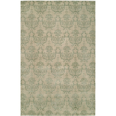 Floral Area Rug in Beige