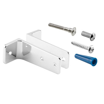 Prime-Line Two Piece Wall Brackets, 3-1/2"