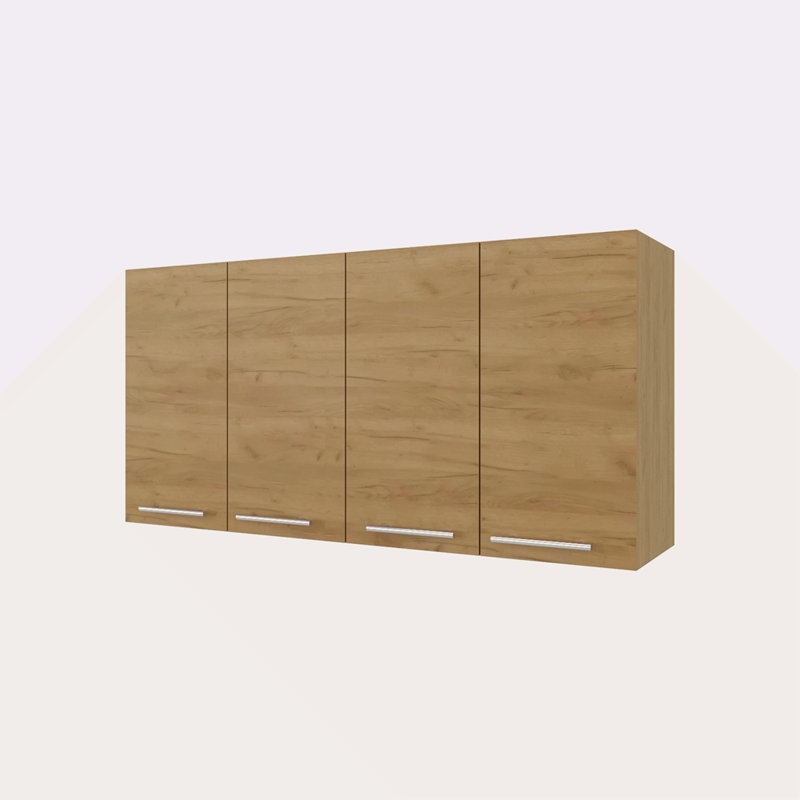 Armoire murale en mélamine avec 4 portes