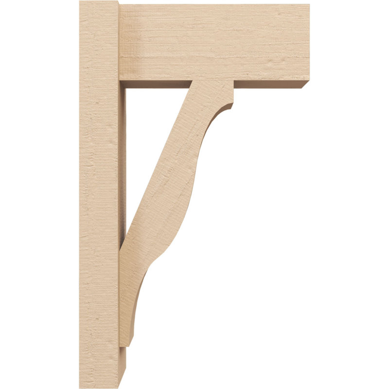 Bois de cèdre brut Funston Block TimberThane Perspector, brun clair apprêté, H 20 po x l 6 po x P 12 po