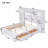 Full Size Wooden Bed With All-In-One Cabinet And Shelf-112674735