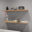 Tablette flottante en acajou, ensemble de 2-924959505-924959504