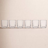 24 Seven Clear Medium Tumbler, Set of 6