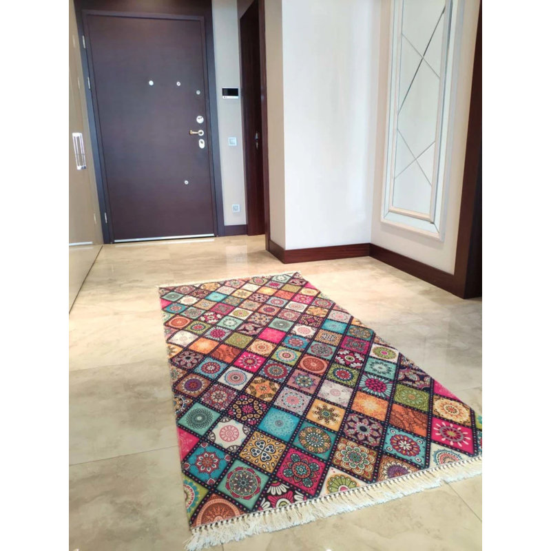 Tapis Masanao avec envers antidérapant, Tapis de couloir 3 pi 11 po x 13 pi 1 po