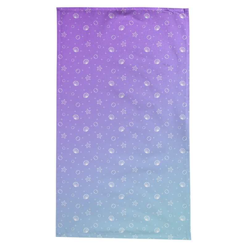 Nappe à motif Leffel, Mauve / Bleu
