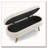 Ottoman Oval Storage Bench,Rubber Wood Legs-1222552662