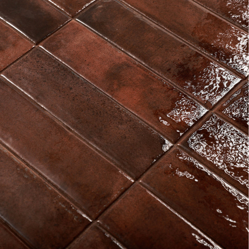 Laurent | 2"x8" Porcelain Wall Tile, Brown